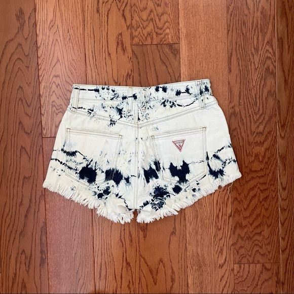 Guess | Tie-Dye Denim Shorts - Picture 3 of 13